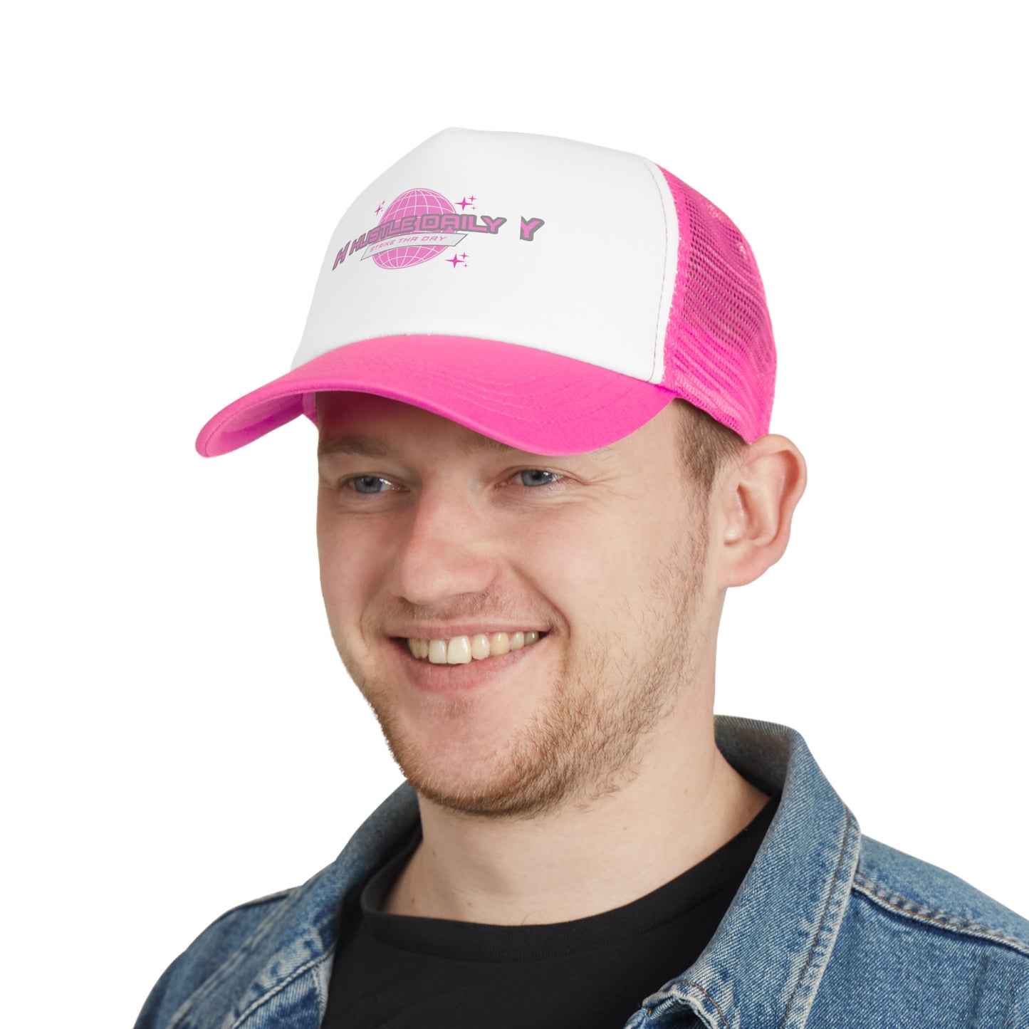 Hustle Mesh Cap Pink