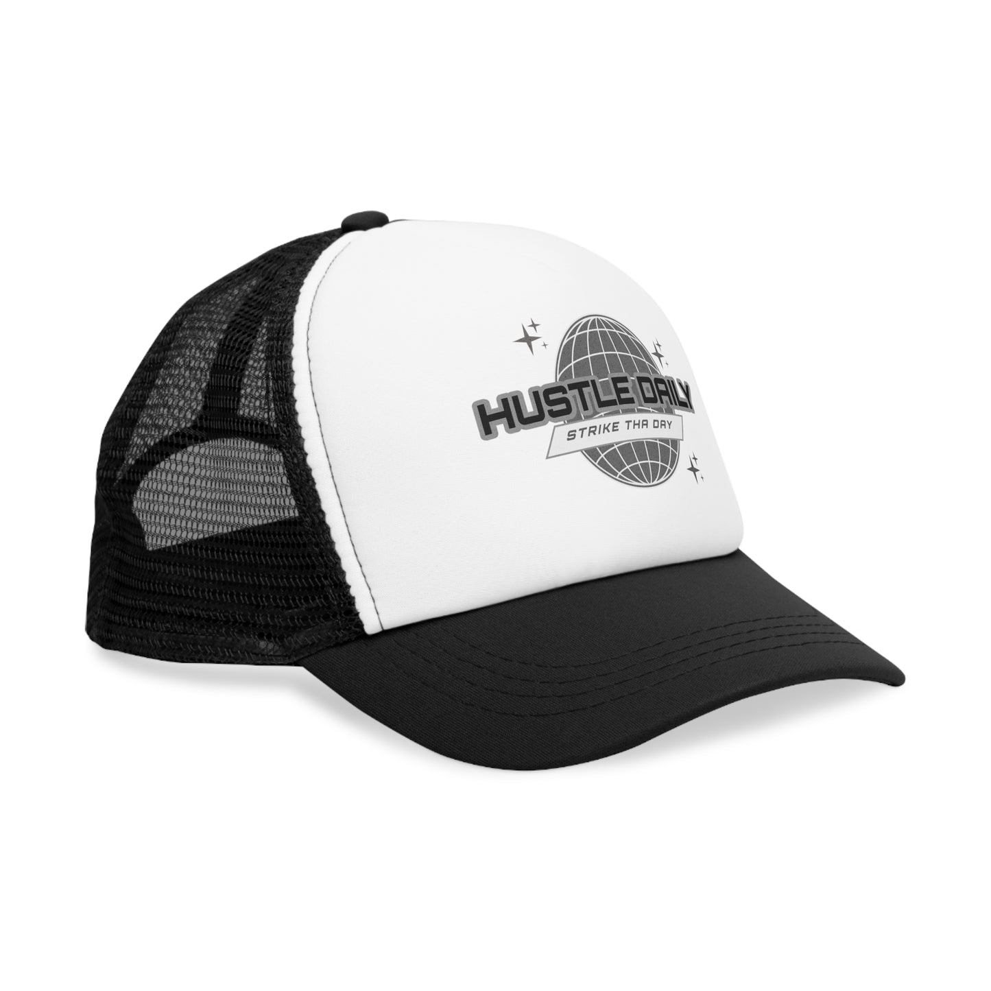 Hustle Daily Mesh Cap Black